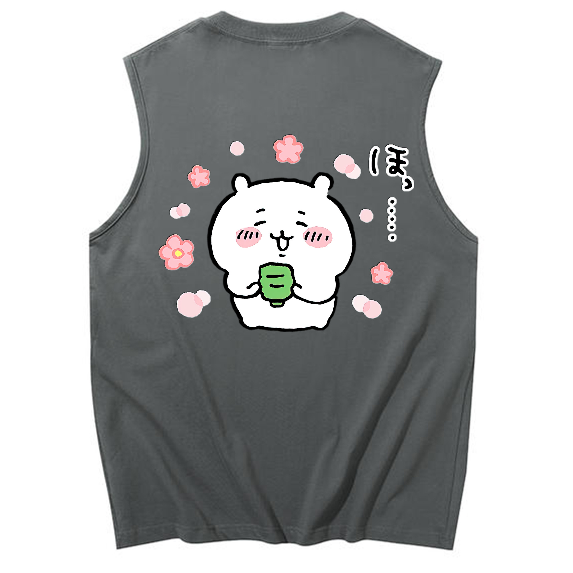 （画像用） ちいかわ ちいかわ Chii-kawa chiikawa コットン100％タンクトップ（背面プリント）